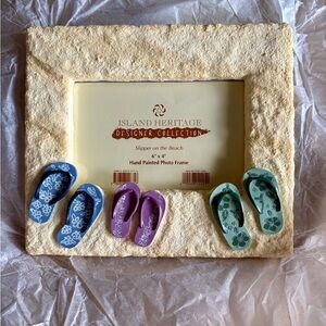 Island Heritage “Slippers in the Beach”  Photo Frame